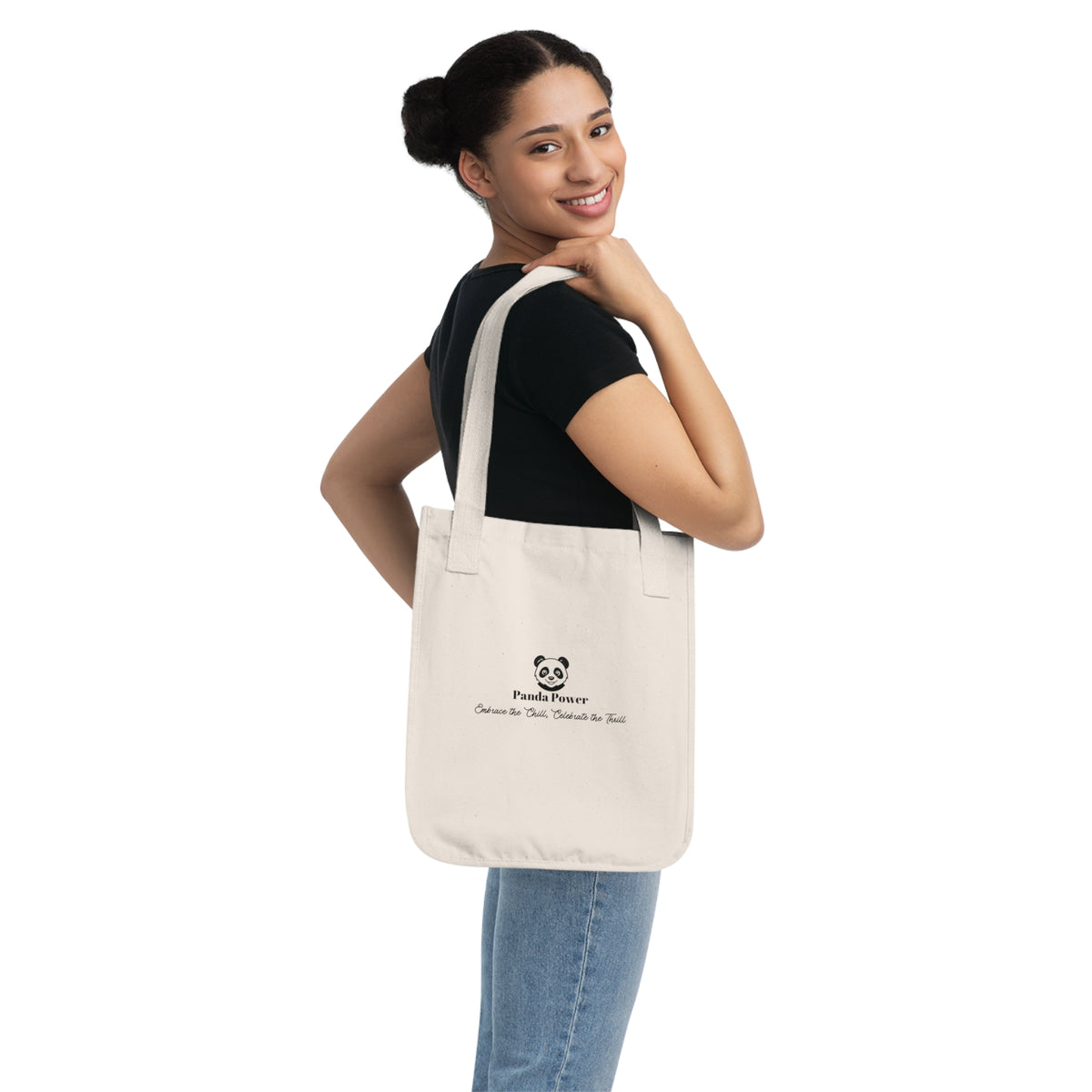 Panda Power Chillax Tote Bag