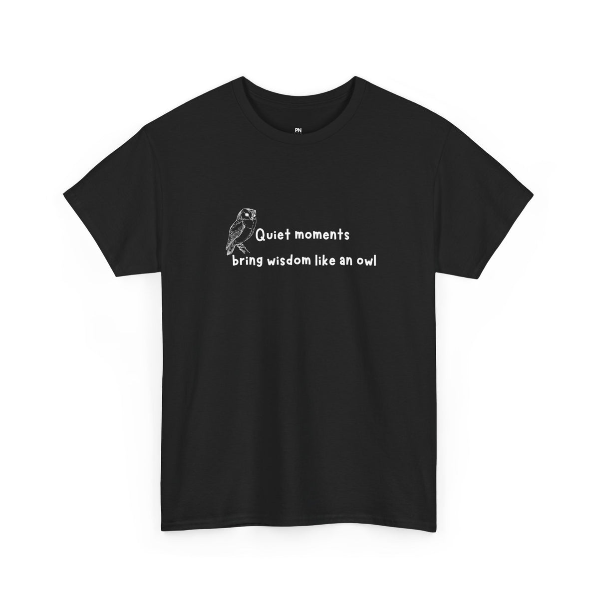 Wise Owl Quote T-shirt