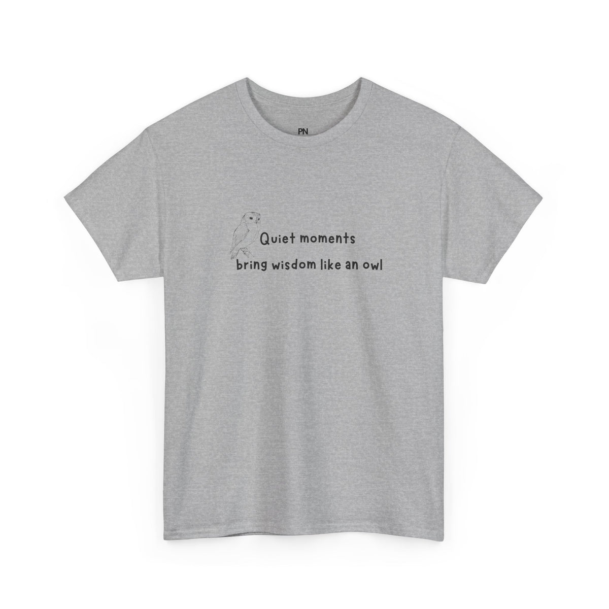 Wise Owl Quote T-shirt